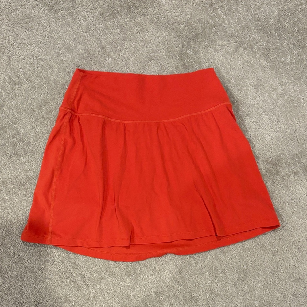 Orange Active Skort / Athletic Skirt